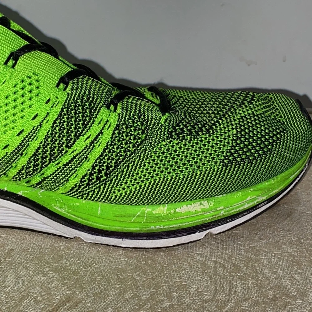 Nike Flyknit Trainer+ Electric Green Sneakers Size 10